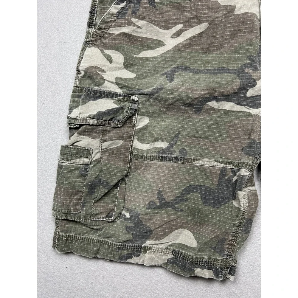 CSG Cargo Shorts Ripstop Camouflage Green 38 Mens